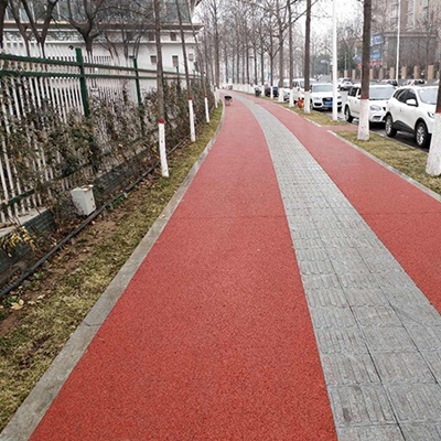 透水路面改色地坪听泉鉴鲍